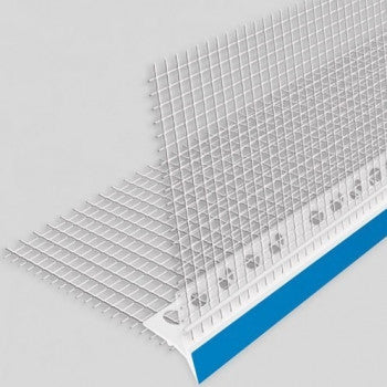 Tropfkantenprofil PVC m. WDVS Gewebe 2,5 m