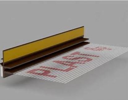 Anputzleiste  BASIC für den Putzanschluss an Fenster und Türen im Innen- und Außenbereich   2,5 m