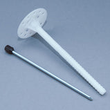 Dämmstoffdübel mit Stahlnagel mit verlängerte Spreizzone von 7 cm bis 40 cm